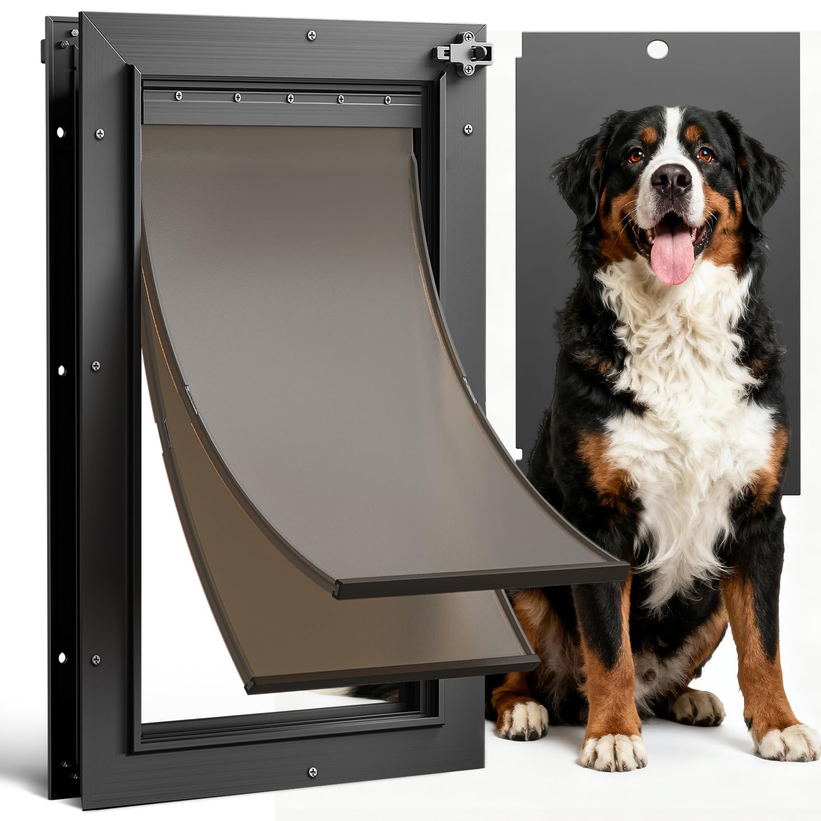 デザートイーグル2本　ロフト56°,60°　バンス13° Amazon.com : All Aluminum XL Dog Door for Exterior Door, Extra